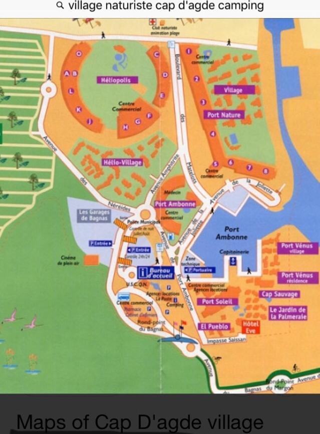 Au Coeur Du Village Naturiste Agde Exteriör bild